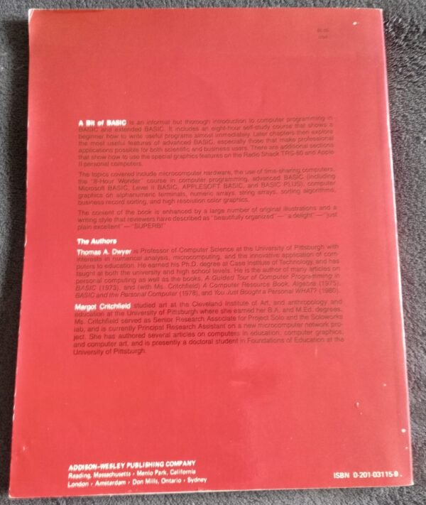 A Bit of BASIC: Book by Thomas A. Dwyer & Margot Critchfield - Image 4