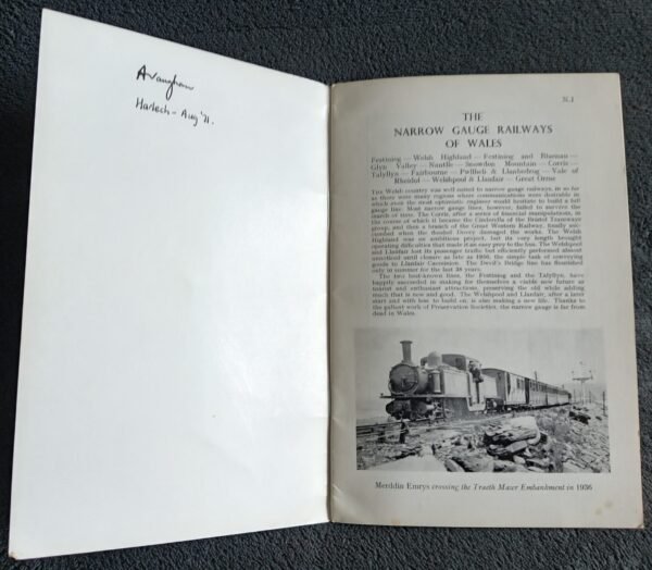 The Narrow Gauge Railways of Wales No. 2 (Ninth edition): Book by R. W. Kidner - Image 5
