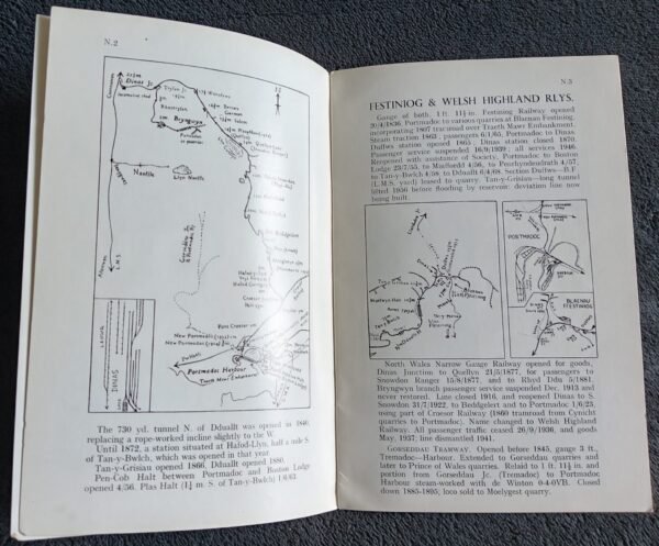 The Narrow Gauge Railways of Wales No. 2 (Ninth edition): Book by R. W. Kidner - Image 6