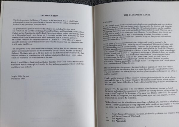Transport in the Whitchurch Area Part II: Canal & Railways: Booklet by D.B. Barnard - Image 7
