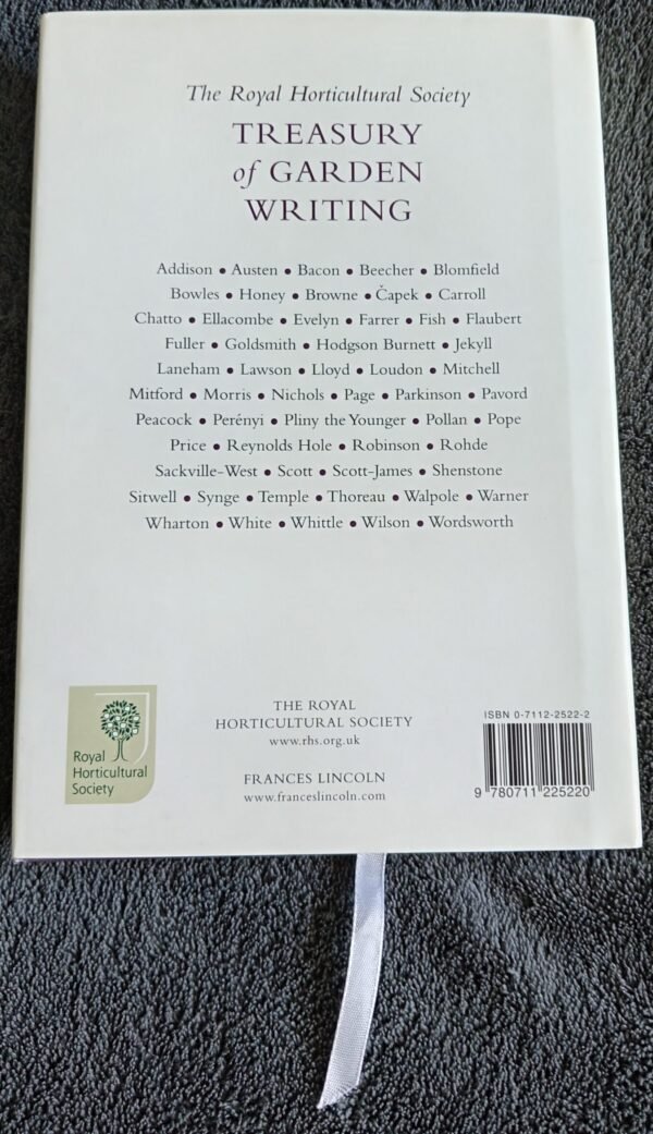 Treasury of Garden Writing The Royal Horticultural Society