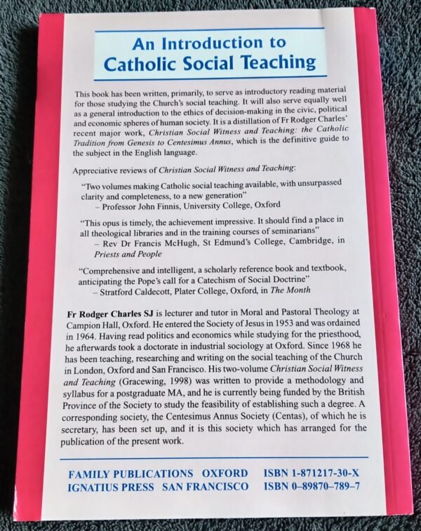 An Introduction to Catholic Social Teaching