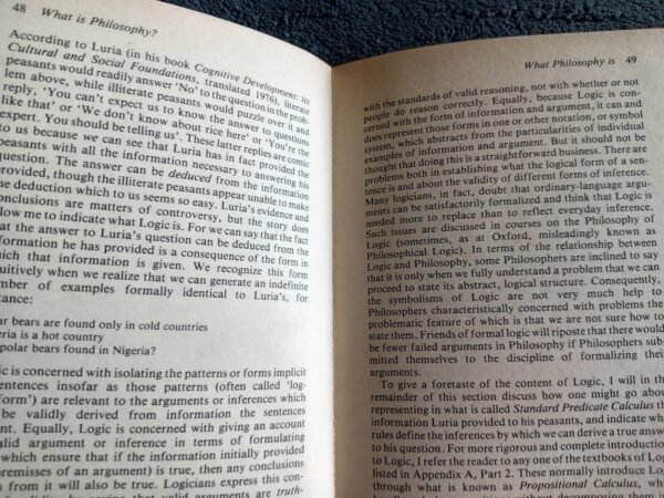 What is Philosophy Book by Trevor Pateman