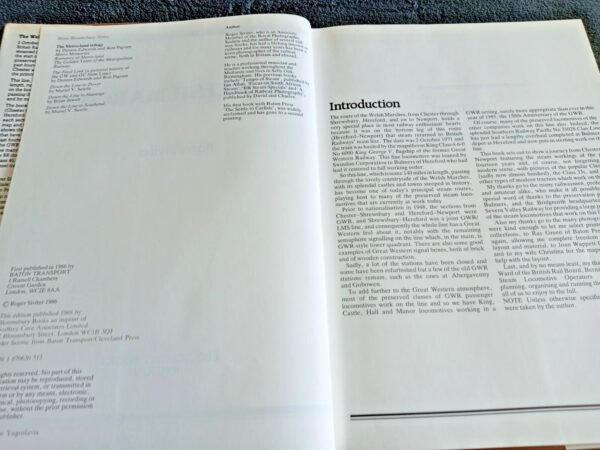 The Welsh Marches Railway Book by Roger Siviter