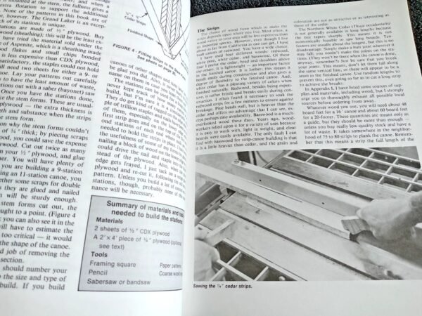 Building A Strip Canoe Book by Gil Gilpatrick