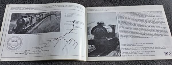 High Peak & Tissington Railways A Pictorial Guide Booklet