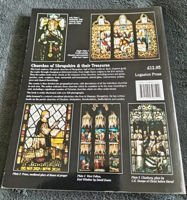 Churches of Shropshire & Their Treasures Book by John Leonard
