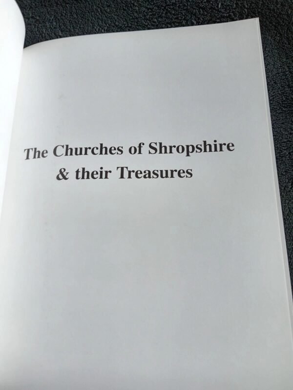 Churches of Shropshire & Their Treasures Book by John Leonard
