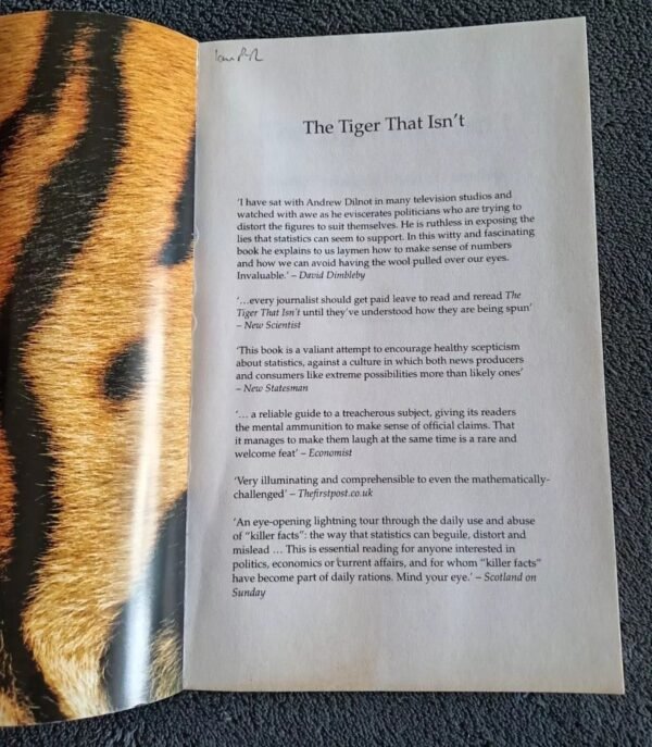The Tiger That Isn't Seeing Through a World of Numbers