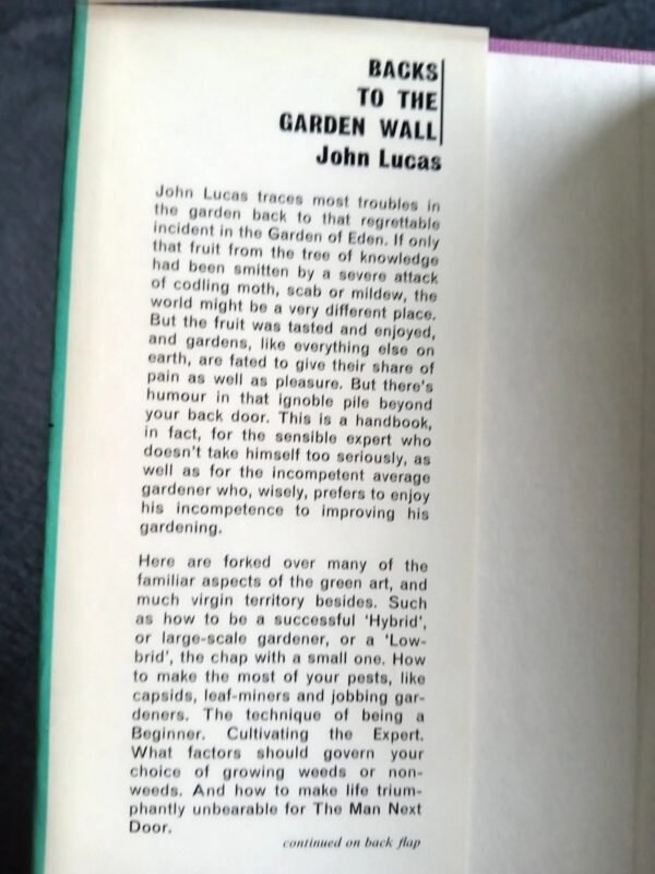 Backs to the Garden Wall: Book by John Lucas with Cartoons by John Jensen - Image 4