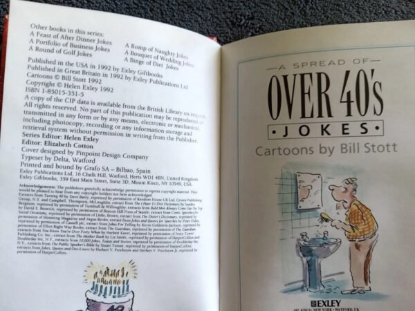 Over 40's Jokes Book: Pocketbook with Cartoons by Bill Stott - Image 8